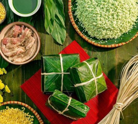Sản Xuất Bánh Chưng Truyền Thống