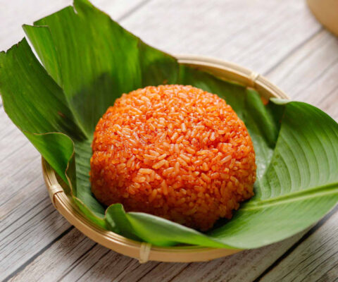 xôi gấc đẹp màu